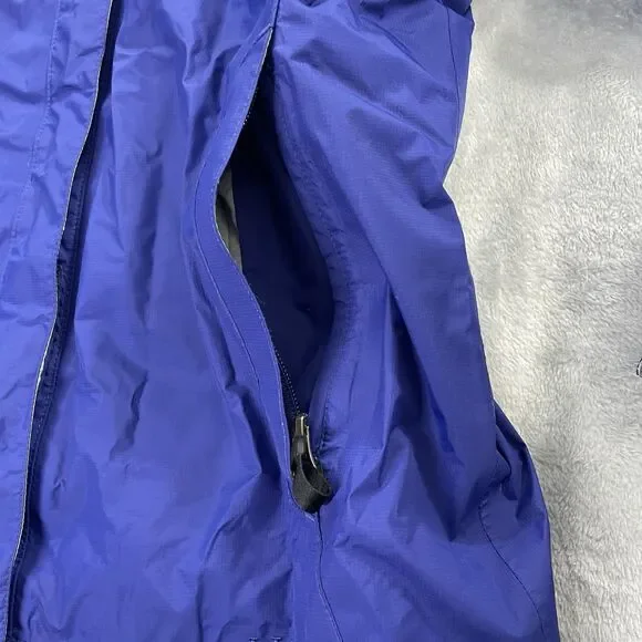 LL Bean Hooded Zip Up Rain Jacket Womens Size Small Goretex Windbreaker Stowaway - Picture 6 of 15